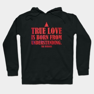 Buddha Quotes: True Love - Wisdom, Spirituality, Meditation, Yoga: Red Hoodie